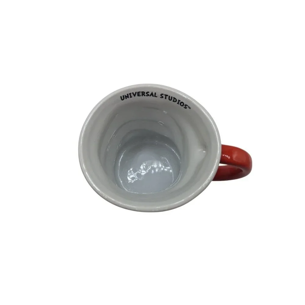 Dr Seuss Universal Studios Ceramic Sculpted Cat In The Hat Mug Cup